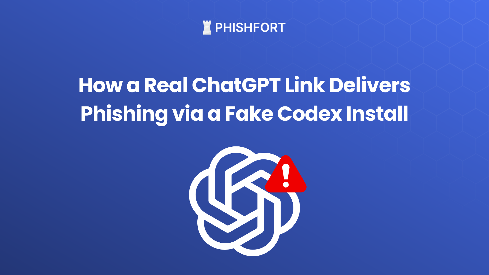 How a Real ChatGPT Link Delivers Phishing via a Fake Codex Install